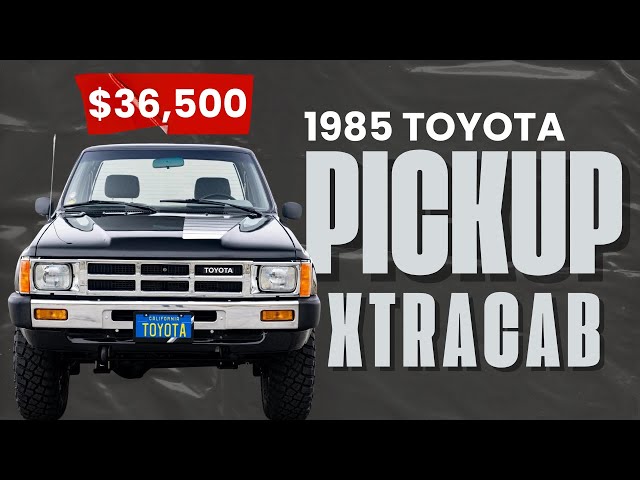 Reliability Pays Off: 1985 Toyota Pickup Sells For $36,500