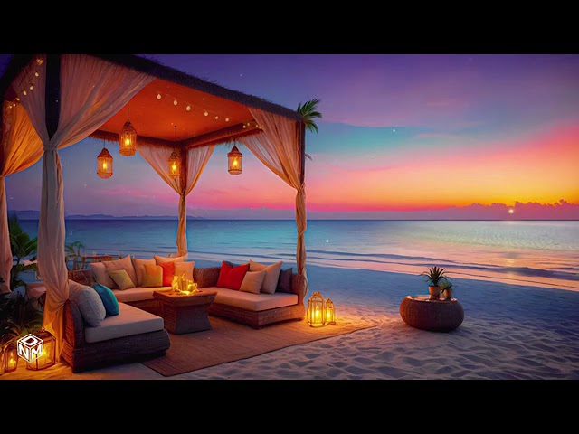 Water beach relax music - The Romantic Sunset Jazz Playlist with 🌊 Ocean Sounds