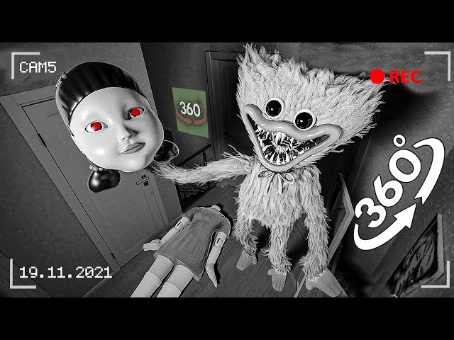 VR 360° Poppy Playtime Huggy Wuggy found the Killer Doll and did it ...😱 / 360 Video