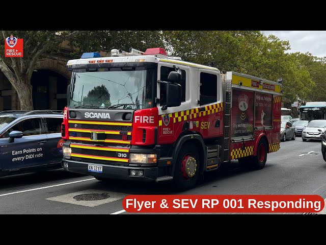 FRNSW Flyer & SEV Rescue Pump 001 Responding