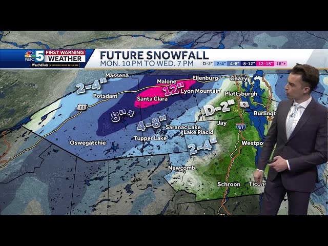 Video: Nice Monday, then more snow on the way (1-5-25)