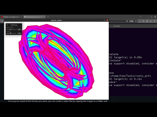 Dozens of creative coding projects to try using Rust, Nannou and egui