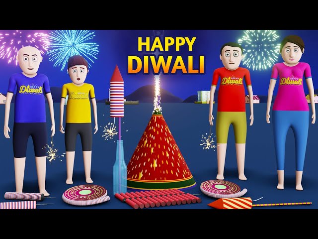 Happy Diwali | Diwali Cartoon | Diwali Song | Diwali Crackers | Patakhe | Diwali 2023 | Cartoon