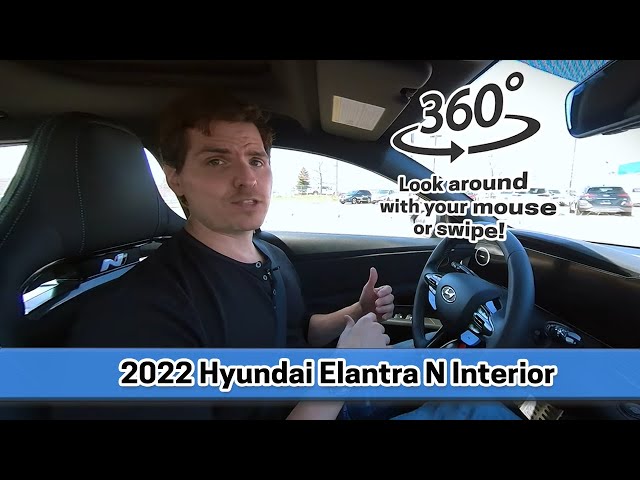 2022 Hyundai Elantra N Interior and Test Drive | a 360 VR Experience