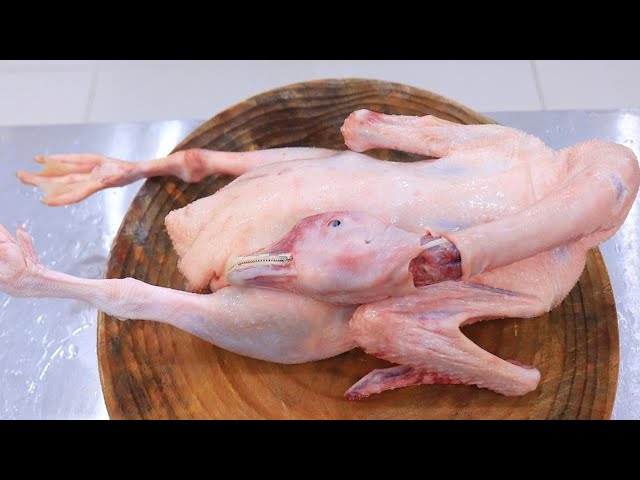 The most authentic way to stew big geese in an iron pan, without any smell