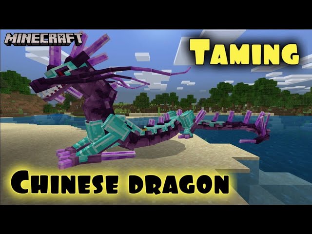 MINECRAFT: DRAGONS++ CHECK OUT MY EPIC CHINESE LOOKING DRAGON 🐉