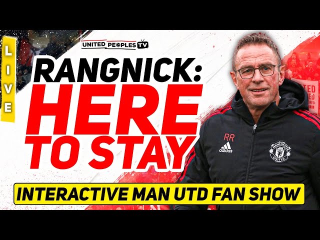 Rangnick Confirms Plans With Ten Hag: He's Staying To Rebuild Man Utd Together