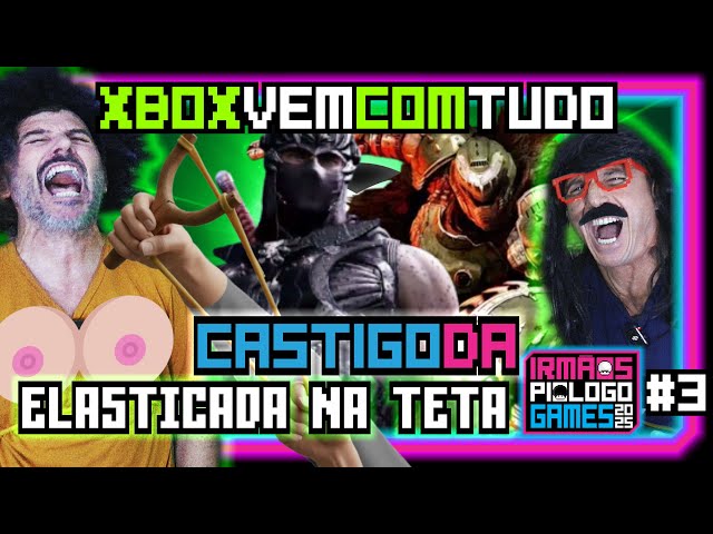 😂🎮 XBOX VINDO COM TUDO, Ninja Gaiden 4, Doom muito mais no Irmãos Piologo Games 2025 EP3 #games