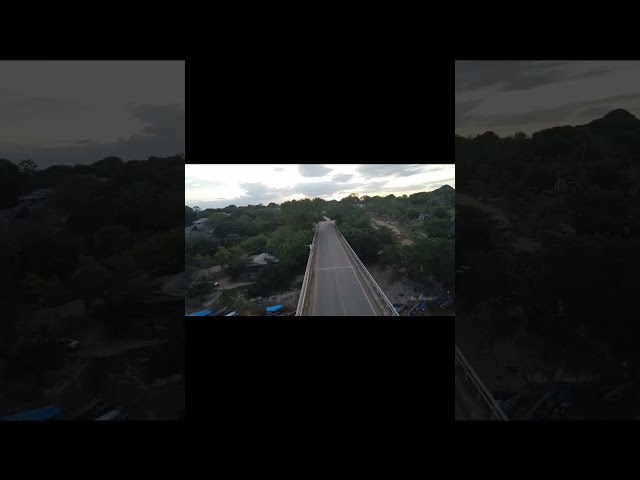 voo sobre a ponte rio Mucajaí RR #djibrasil #drone #dji #turismo