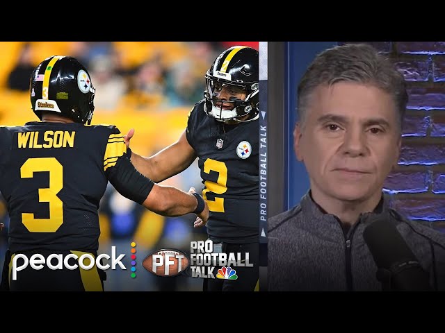 Steelers’ Art Rooney wants to bring back Russell Wilson or Fields | Pro Football Talk | NFL on NBC