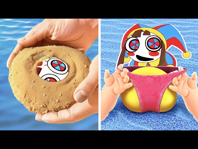 Who is Hiding in the Sand?🤡😱 *Genius Gadgets And Hacks For The Best Parents*