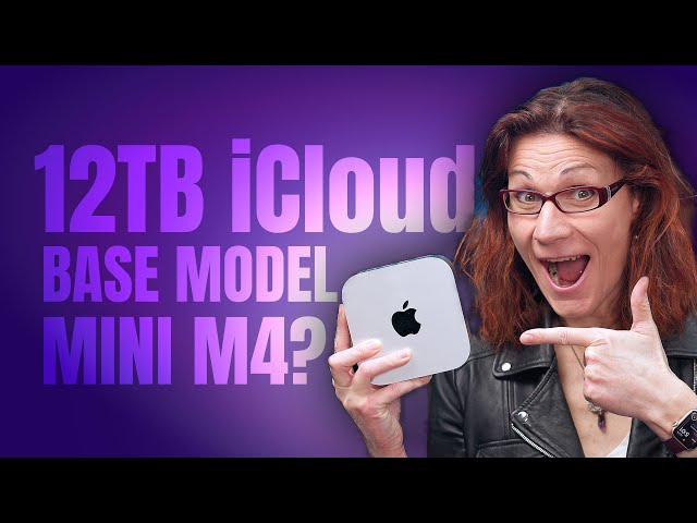 12TB iCloud Drive on BASE M4 Mac Mini? No Problem!