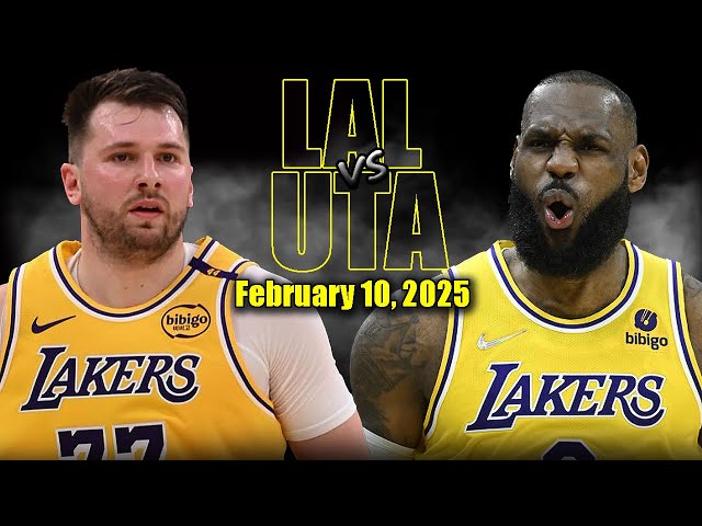 Los Angeles Lakers vs Utah Jazz Full Game Highlights - February 10, 2025 | NBA Regular Season