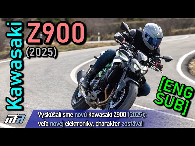 Vyskúšali sme novú Kawasaki Z900 (2025) - 4K + ENG SUB - charakter jej zostal! - motoride.sk