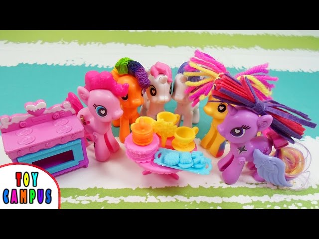 Pinkie Pie's Bakery with Rarity Twilight Sparkle Scootaloo Sweetie Belle | ToysReview ToyCampus