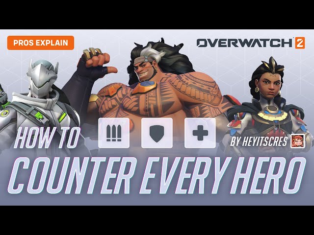 Pros Explain: How to counter Genji, Mauga, and every other hero in Overwatch 2