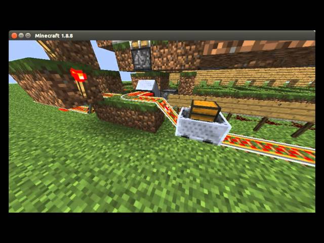 Minecraft Minecart Mail System