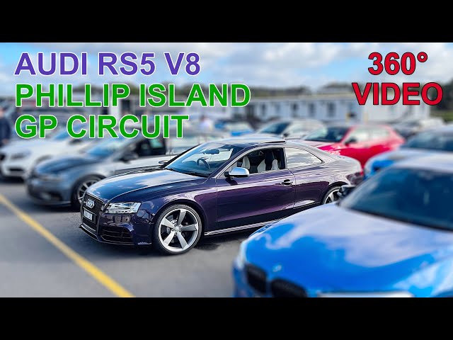 Audi RS5 V8 Phillip Island Grand Prix Circuit Laps