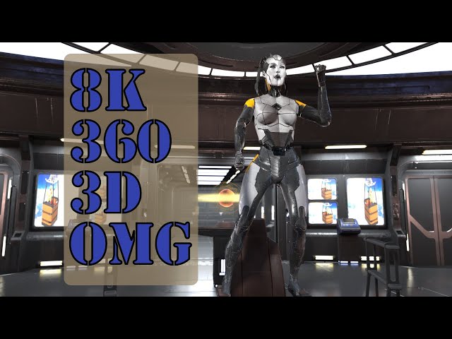 Tiktok goes VR 360 3d Virtual Reality render of Martha Dump Truck Viral Trend stereoscopic 8k