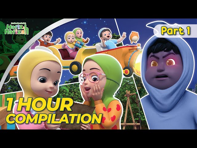 Compilation of Hafiz & Hafizah 1 Hour Part 1 | Islamic Children's Cartoon