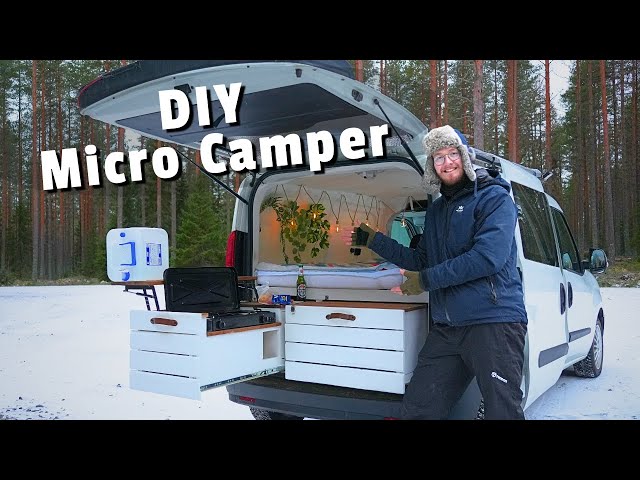 This TINY VAN has EVERYTHING needed [DIY, Showcase]