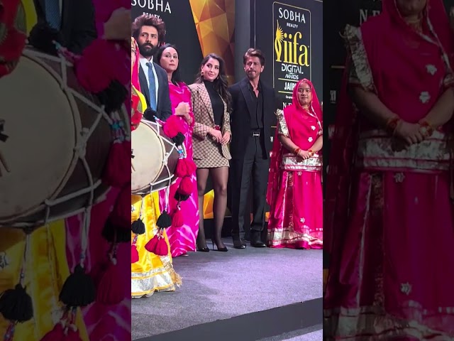 SRK, Nora Fatehi, Kartik Aaryan Light Up IIFA 2025 Press Conference #srk #norafatehi #kartikaaryan