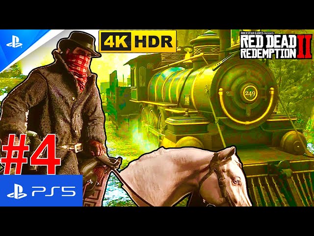 Who the Hell is Leviticus Cornwall? Train robbery RED DEAD REDEMPTION 2 4K HDR Gameplay #4 #rdr2 #4k