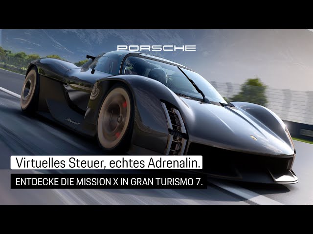 Mission X unlocked: Gran Turismo 7 bringt die Vision von Porsche direkt auf deine Konsole.