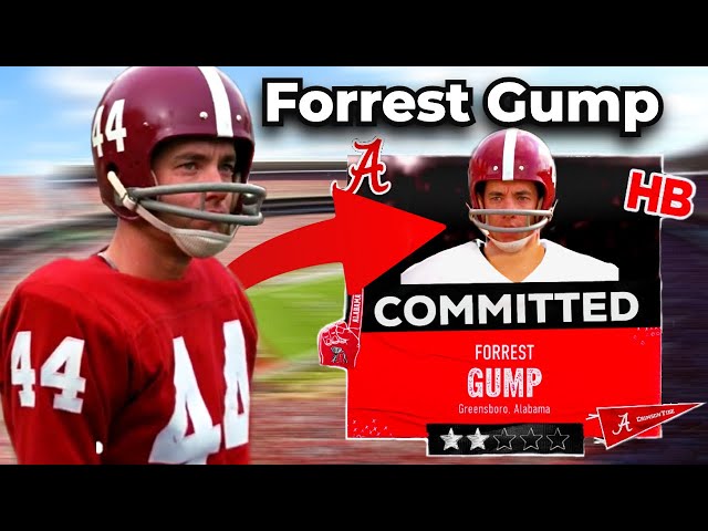 I Put FORREST GUMP in College Football 25! (Road to Glory)