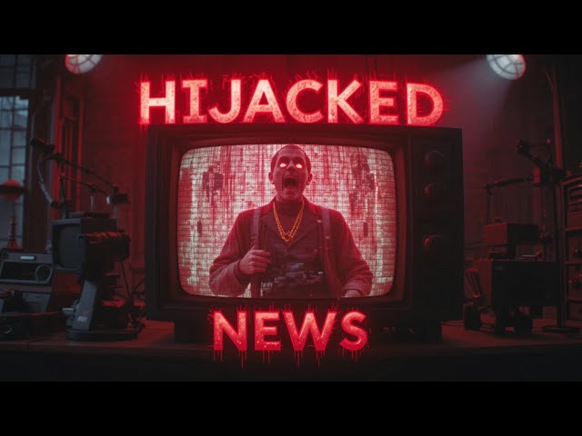 Scary Hijacked News Broadcast from the Past Disturbing Hacked Tv Shows