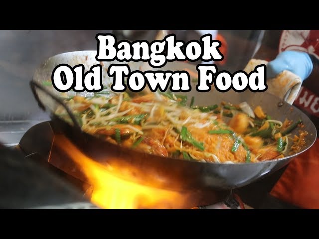 HUGE THAI STREET FOOD TOUR in BANGKOK OLD TOWN. Killer Bangkok Restaurants Walking Tour