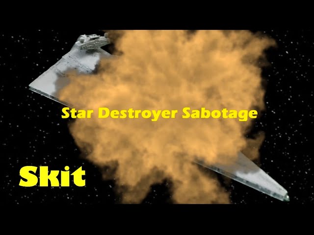 Star Wars Star Destroyer Skit #1 - Rebel Agents Infiltrate An Imperial Star Destroyer