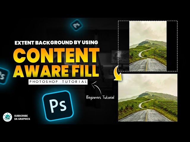 Photoshop Tricks to Extend Background Using Content Aware Fill