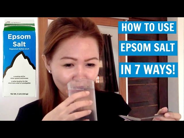 How To Use Epsom Salt in 7 Ways