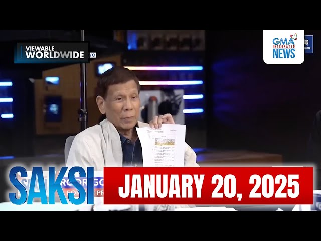 Saksi Express: January 20, 2025 [HD]