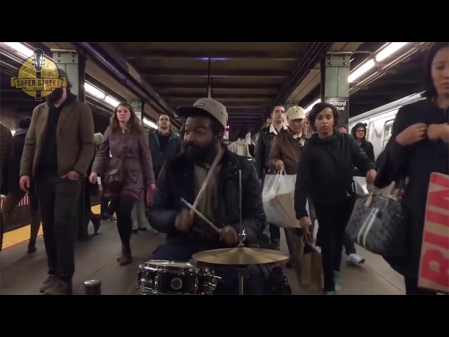 Mr  Reed   Amazing SUBWAY Drummer and Singer NYC