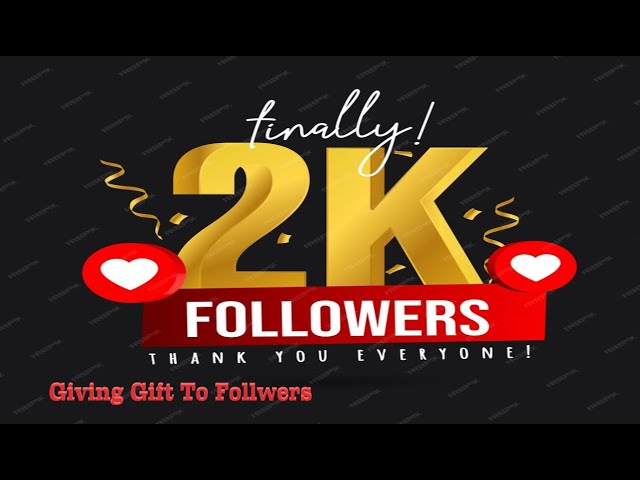 WE HIT 2K FOLLOWERS! 🎉 Giving Away Gifts to Our Subscribers | Thank You for 2000!