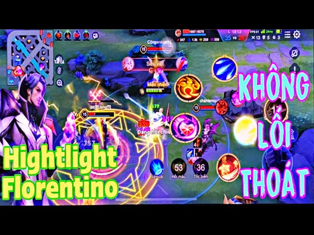 Hightlight florentino ngẫu hứng dồn 100 công lực sẻ như thế nào/Florentino NDT…!