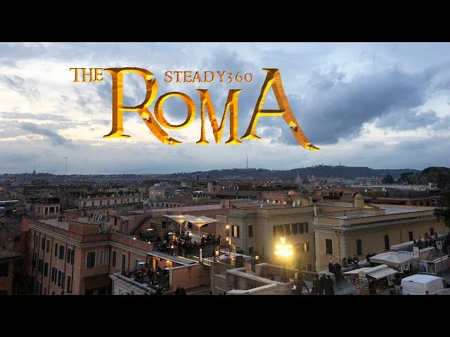 [4K]360 Roma steady walkind with zhiyun crane M gear360