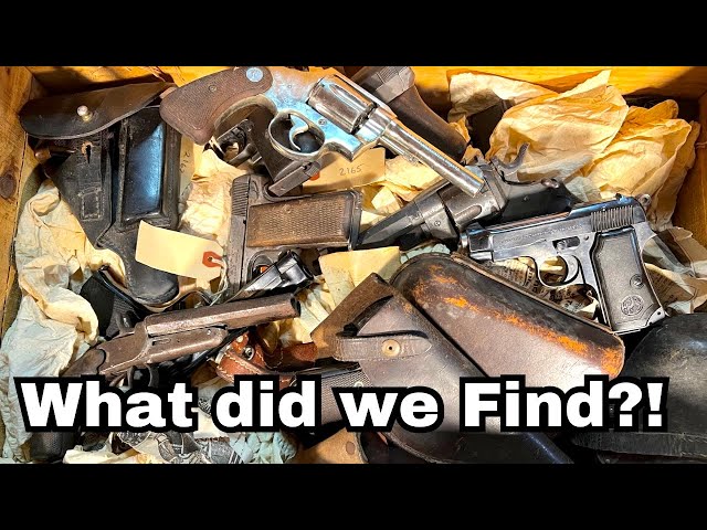 ABANDONED ARSENAL: Never Opened Gun Crate!!!