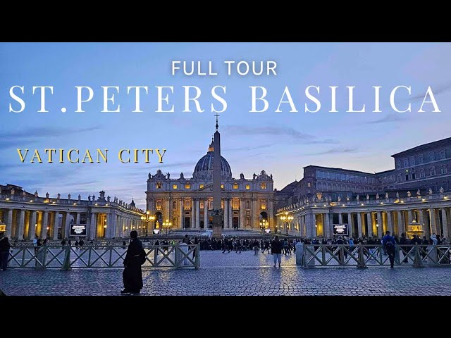 St. Peter's Basilica Full Tour, Vatican City, Rome, Italy #stpetersbasilica #vatican #italy