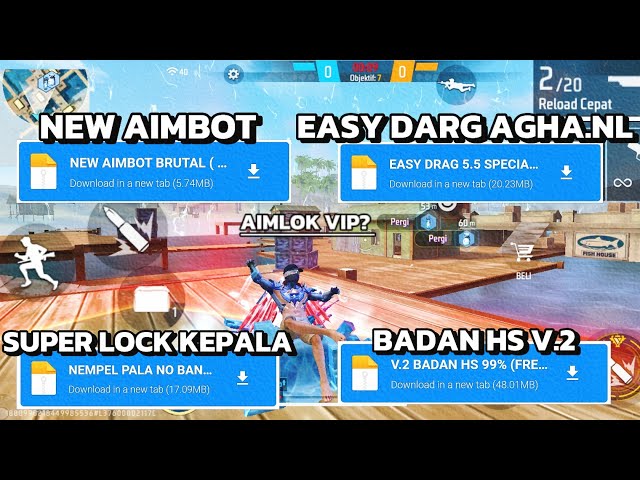 NEW AIMLOK 2025‼️BADAN HS V.2 + EASY DRAG + AIMBOT ⚙️🔥 NO PASSWORD ✅