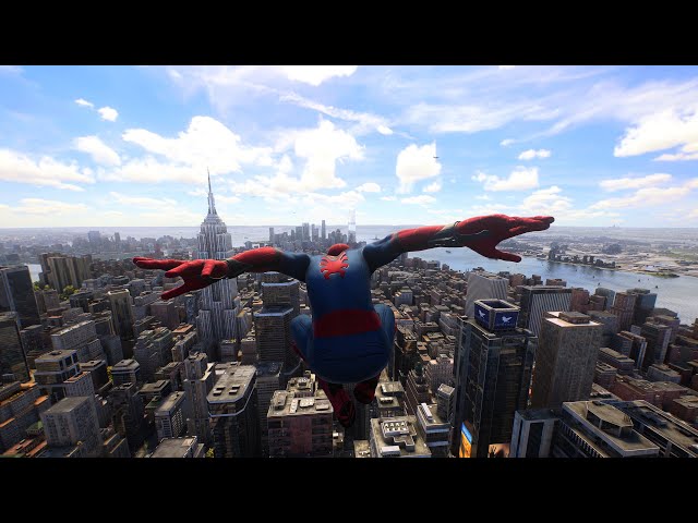 Stark Suit Free Roam Gameplay in Marvel’s Spider-Man 2 PC / 4K - HDR