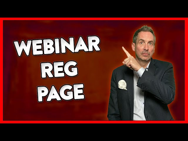 How to Create an Effective Webinar Registration Page