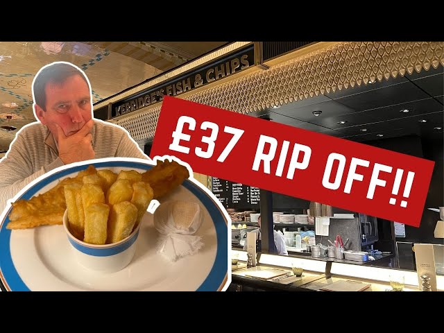 Reviewing TOM KERRIDGE'S EXPENSIVE £37 FISH AND CHIPS. A HUGE RIP OFF!