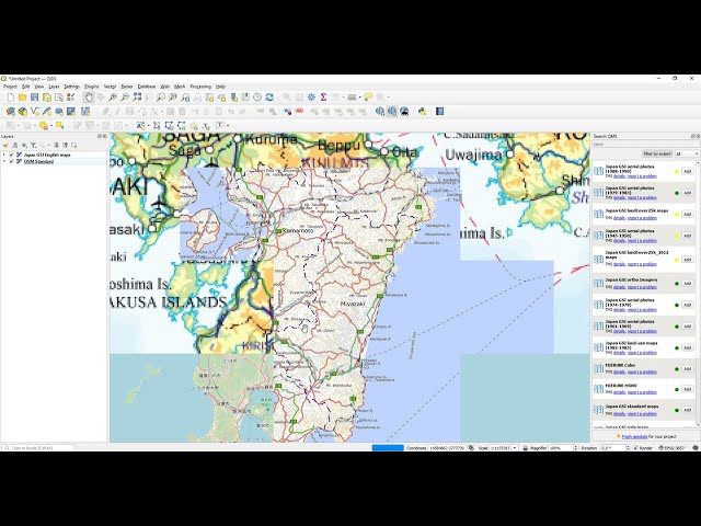 New QuickMapServices entries from Geospatial Information Authority of Japan