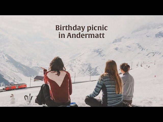 Birthday Picnic & Banana Flapjacks | Andermatt, Switzerland