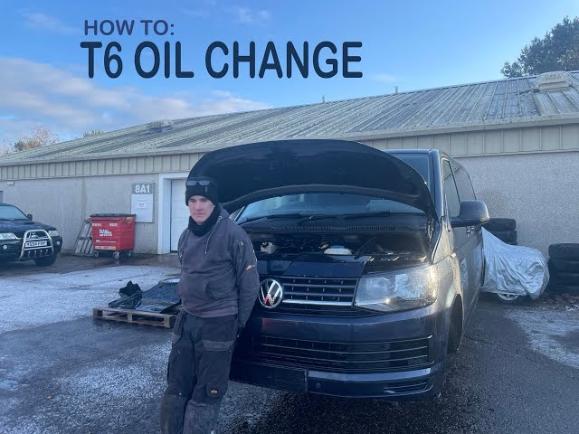 Volkswagen Transporter T6 Full Oil Change Tutorial