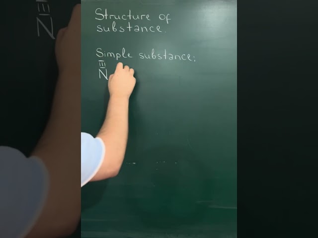 Structure of substances. Simple substance. Nitrogen. #shorts