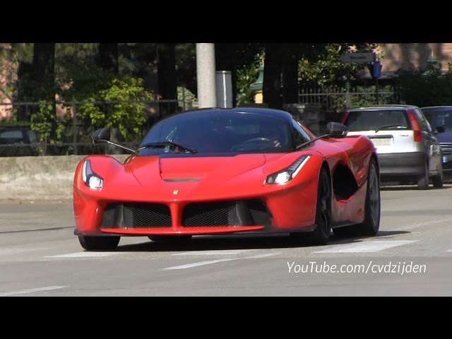 Ferrari LaFerrari on the road! + Sound!